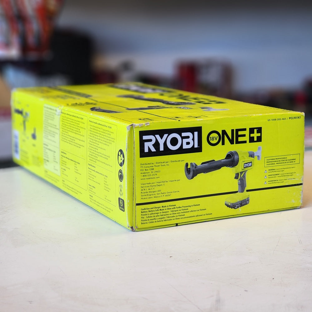 ONE + 18V Cordless 10 oz. Caulk & Adhesive Gun ONE + 18V Cordless 10 oz. Caulk & Adhesive Gun